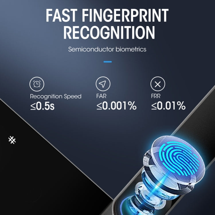 Wifi Fingerprint Lock Home Security Door Password Lock Supports APP Remote Unlocking, A61 (Space Gray), A61 (Rose Gold) Wifi Fingerprint Lock Home Security Door Password Lock Supports APP Remote Unlocking, A61 (Space Gray), A61 (Rose Gold)